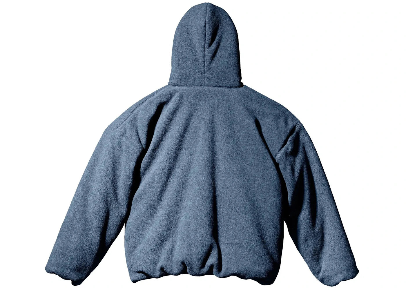 Yeezy Gap Polar Fleece Wattierter Hoodie Dunkelblau