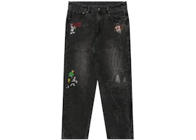 YoungLA x Looney Tunes Denim Jeans Black Wash