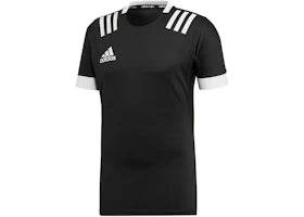 adidas 3-Stripes Jersey Black White
