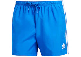 adidas Adicolor 3-Stripes 5-Inch Swim Shorts Blue