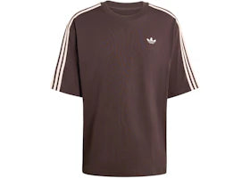 adidas Adicolor 3-Stripes Oversized Tee Aurora Coffee