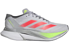 adidas Adizero Boston 12 Dash Grey Lucid Red Lucid Lemon (Women's)