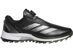 adidas Adizero ZG Lo BOA Spikeless Golf Black Silver Metallic