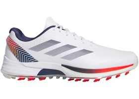 adidas Adizero ZG Spikeless Golf Cloud White Dark Blue Red