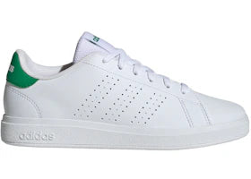 adidas Advantage Base 2.0 Cloud White Green (GS)