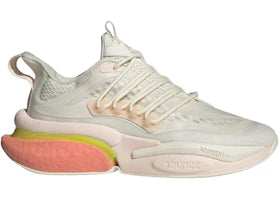 adidas Alphaboost V1 Off White Wonder Clay Lucid Lemon (Women's)