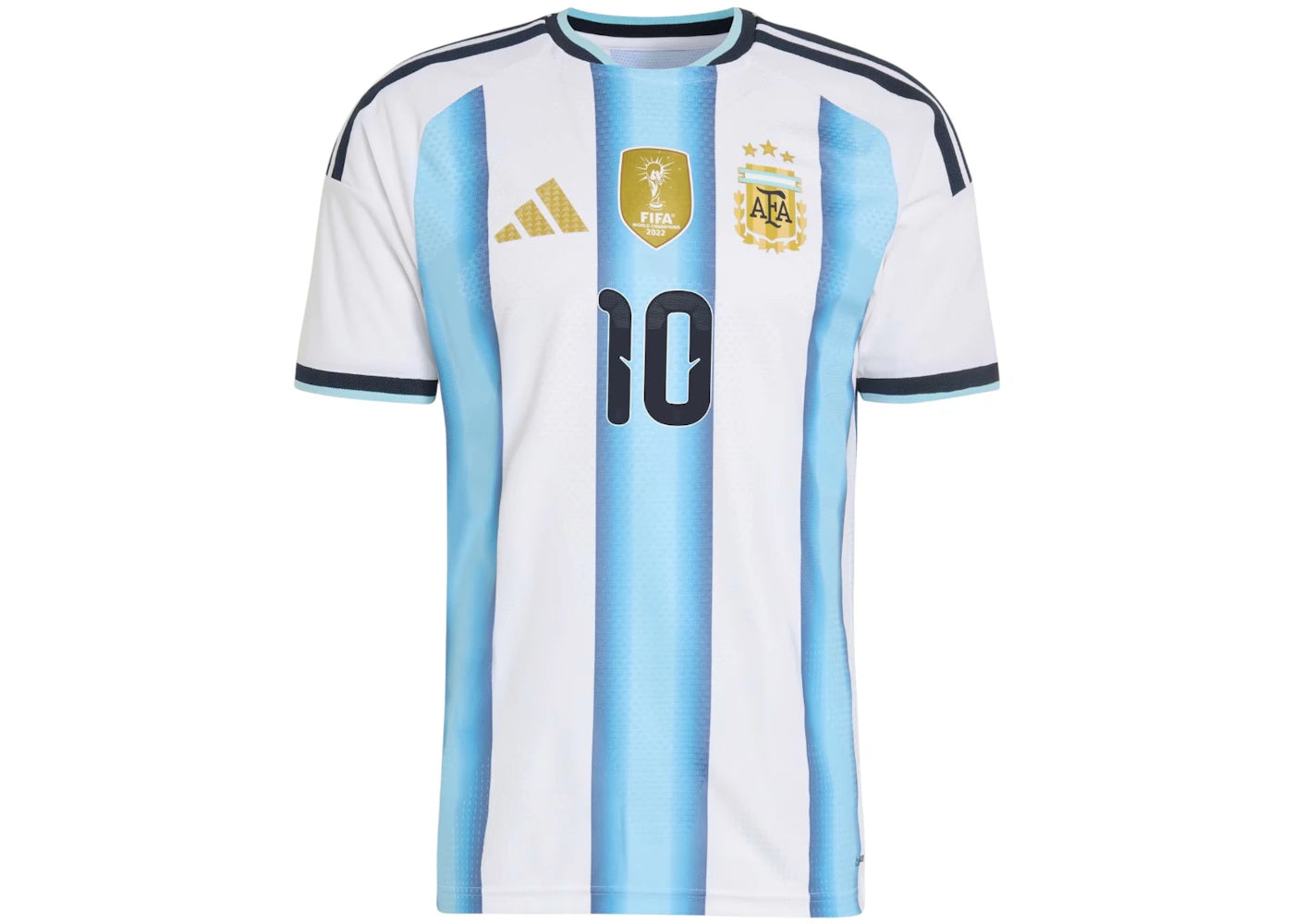 adidas Argentina 26 Home Authentic Messi Jersey White/Icey Blue/Light Blue