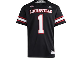 adidas Cardinals Premier Strategy Throwback Jersey Louisville Black