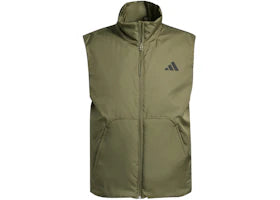 adidas City Tech Climawarm Padded Insulated Vest Olive Strata