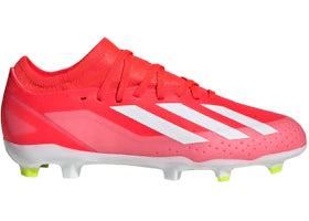 adidas Crazyfast League FG Solar Red Cloud White Team Solar Yellow (GS)