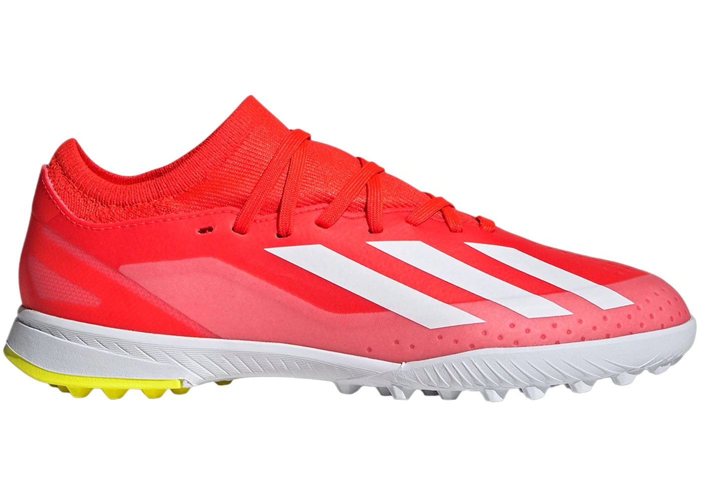 adidas Crazyfast League Turf Solar Red Cloud White Team Solar Yellow (GS) sneakers - authentic adidas shoes