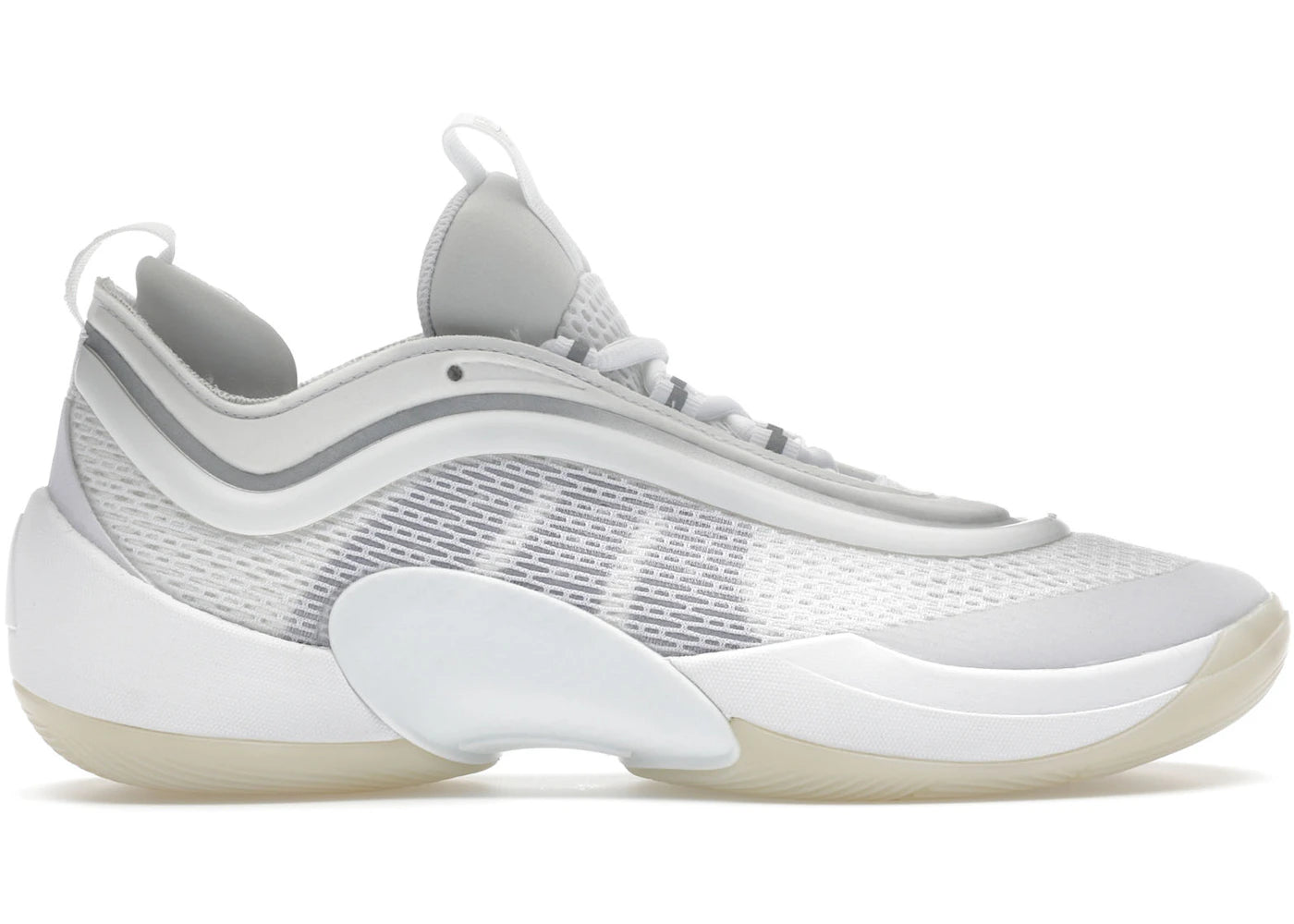 adidas D.O.N Issue #6 Triple White Cloud White Silver Metallic