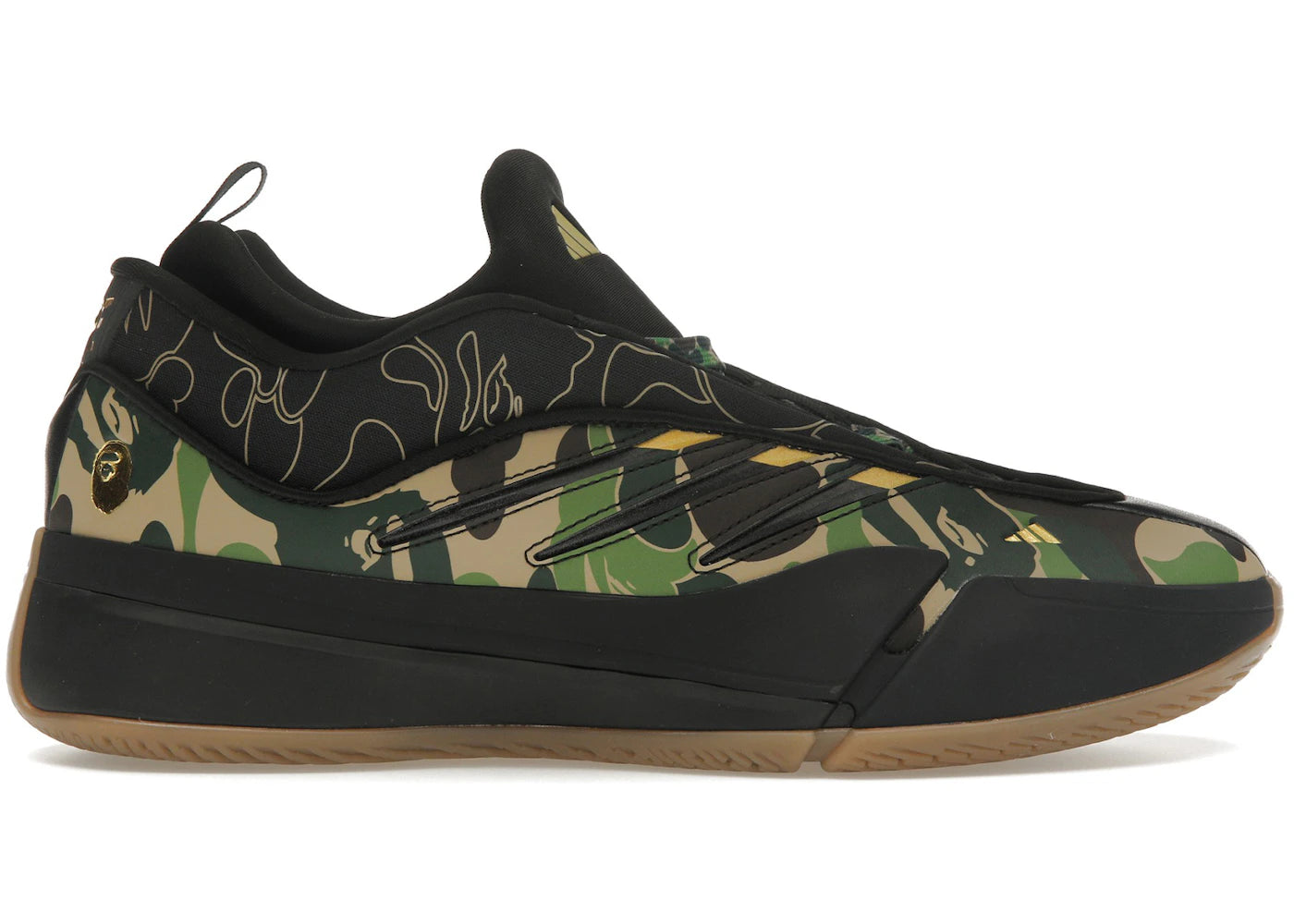 adidas Dame 9 Bape Black Green