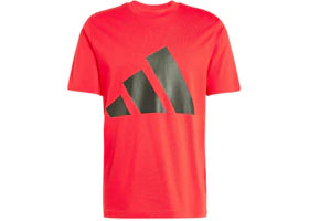 adidas Essentials Big Logo Tee Pure Ruby/Black