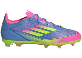 adidas F50 Elite FG Blue Fusion Lucid Lemon Lucid Pink (Kids)