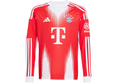 adidas FC Bayern 25/26 Long Sleeve Home Jersey Red