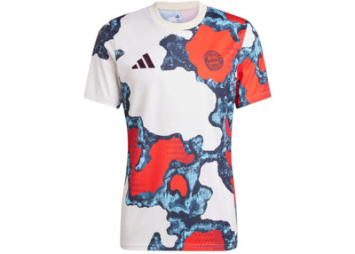 adidas Fc Bayern 24/25 Pre-Match Jersey Red Team Power Red 2 Light Aqua Linen