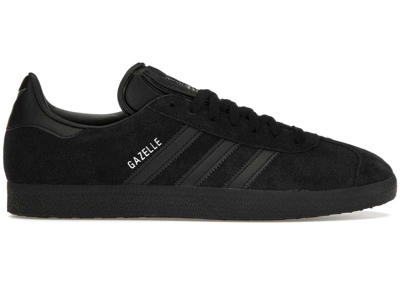 adidas Gazelle All Black Silver Metallic