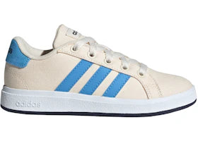 adidas Grand Court 2.0 Wonder White Blue Burst Shadow Navy (GS)