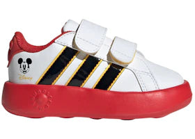 adidas Grand Court Disney Mickey Mouse Cloud White Core Black Bold Gold (TD)