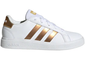 adidas Grand Court Sustainable Cloud White Matte Gold (GS)