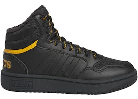 adidas Hoops 3.0 Mid Core Black Preloved Yellow (GS)
