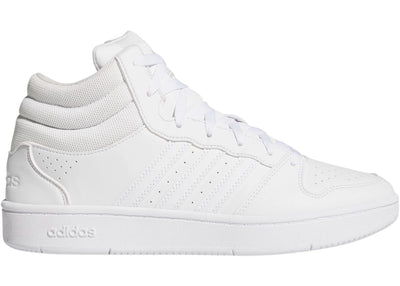 adidas Hoops Mid Classic White Grey Two
