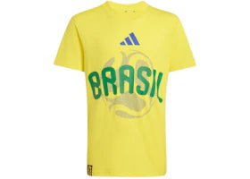 adidas Kids FIFA World Cup 26 Brazil T-Shirt Bright Yellow