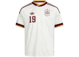 adidas Kids Spain 26 Away Yamal Jersey Off White