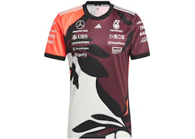 adidas Mercedes AMG Petronas Formula One Team Driver Replica Jersey Aurora Ruby/Turbo/Off White