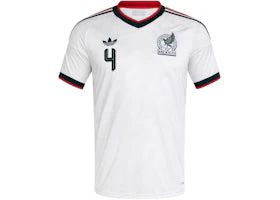 adidas Mexico 26 Away Alvarez Jersey White