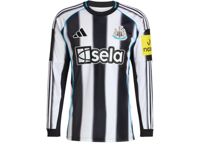 adidas Newcastle United FC 25/26 Long Sleeve Home Jersey Black White