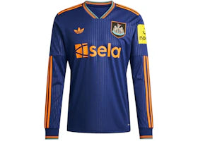 adidas Newcastle United FC 25/26 Long Sleeve Third Jersey Victory Blue Bahia Orange