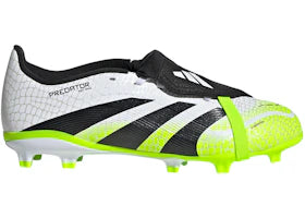 adidas Predator League Fold-Over Tongue FG/MG Cloud White Core Black Lucid Lemon (GS)
