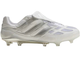 adidas Predator Precision FG White Silver Metallic Made in Germany