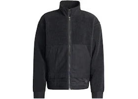 adidas Premium Essentials Polar Fleece Full-Zip Jacket Black