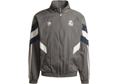 adidas Real Madrid 2024/25 Lifestyler Anthem Track Top Charcoal