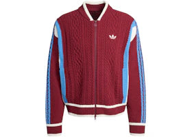 adidas Retro Remix Cardigan Shadow Red Off White Ash Blue