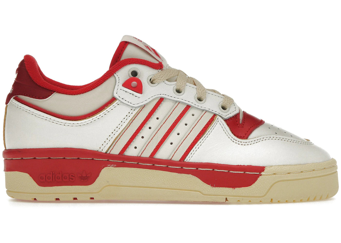 adidas Rivalry Low 86 Core White Off White Team Power Red