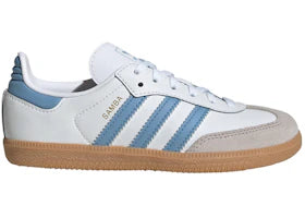 adidas Samba OG Cloud White Ash Blue Gum (PS)