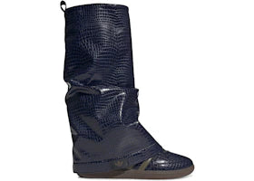 adidas Samba Snakeskin Boot Navy Olive (Women's)