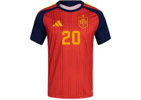 adidas Spain 2026 Home Pedri Jersey Vivid Red