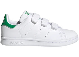 adidas Stan Smith Strap Cloud White Green (PS)