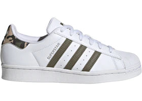 adidas Superstar Cloud White Olive Strata (GS)