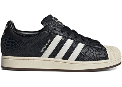 adidas Superstar II Black Croc Cream White