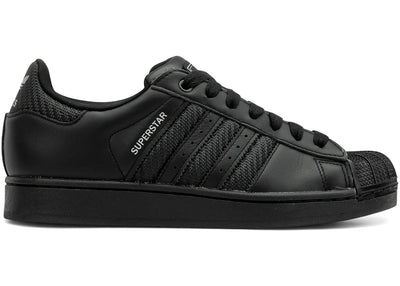 adidas Superstar II Black Mesh Stripes