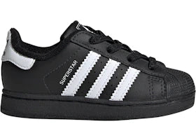 adidas Superstar II Elastic Lace Core Black Cloud White (TD)
