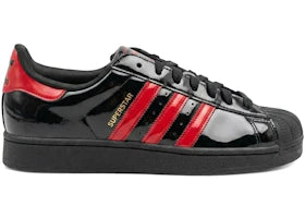 adidas Superstar II Patent Black Red