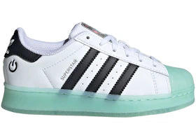 adidas Superstar LED Lights Cloud White Semi Flash Aqua Core Black (PS)