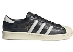 adidas Superstar Vintage Black White Snakeskin Made in Germany